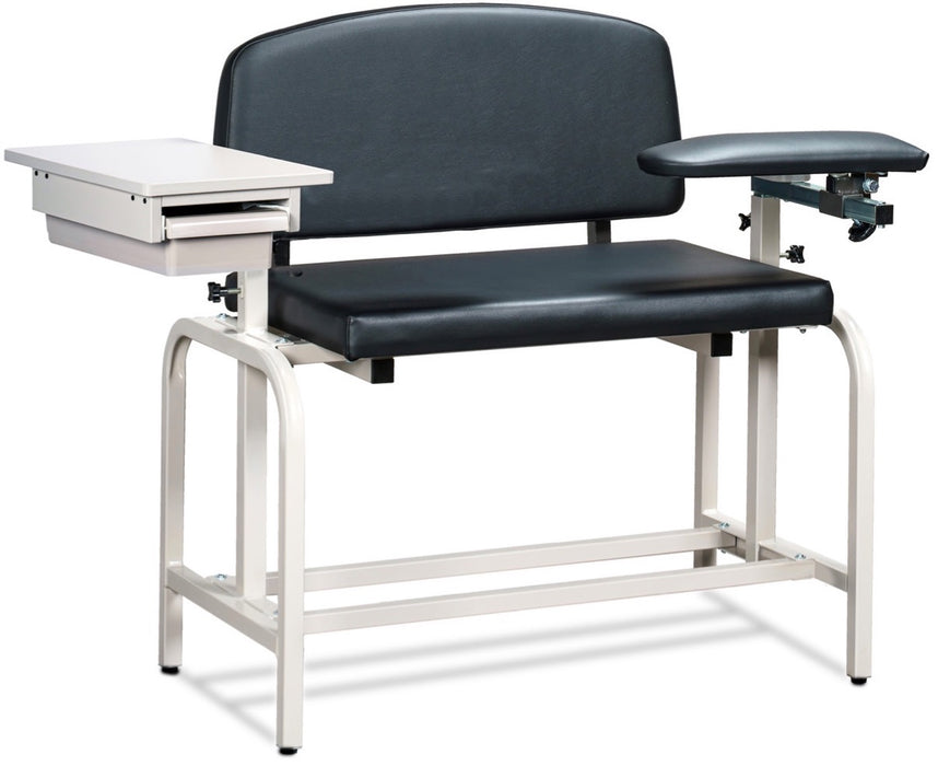 Extra Tall and Extra Wide Blood Drawing Chair with Flip Arms