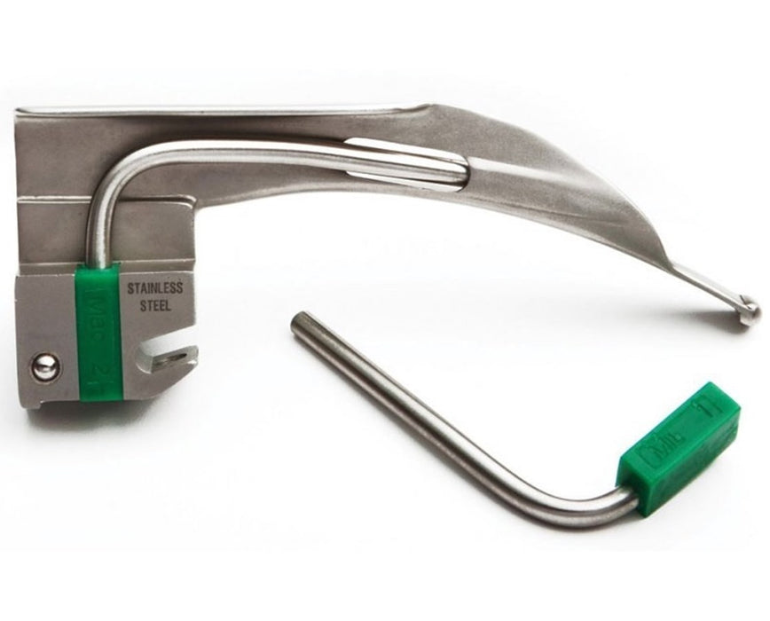 Macintosh Fiber Optic Laryngoscope Blades Size 3 - Medium Adult