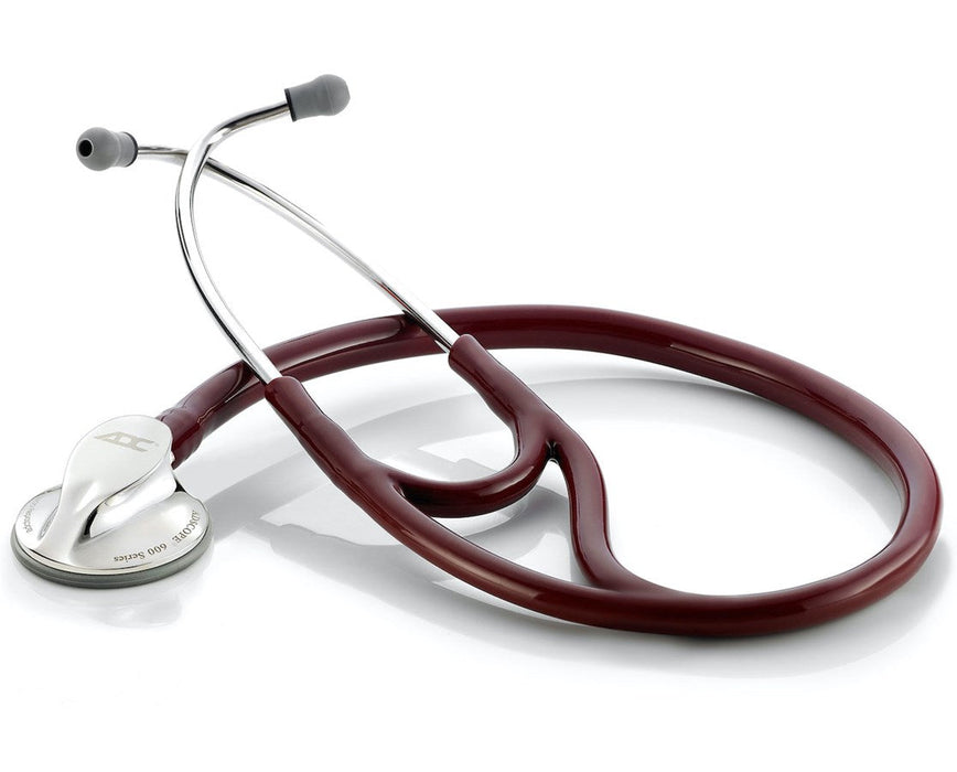 Adscope Platinum Multifrequency Cardiology Stethoscope. Burgundy
