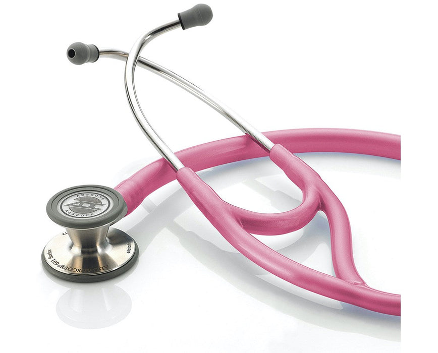 Adscope Convertible Cardiology Stethoscope. Metallic Raspberry
