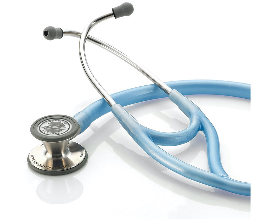 Adscope Convertible Cardiology Stethoscope - Metallic Ceil Blue