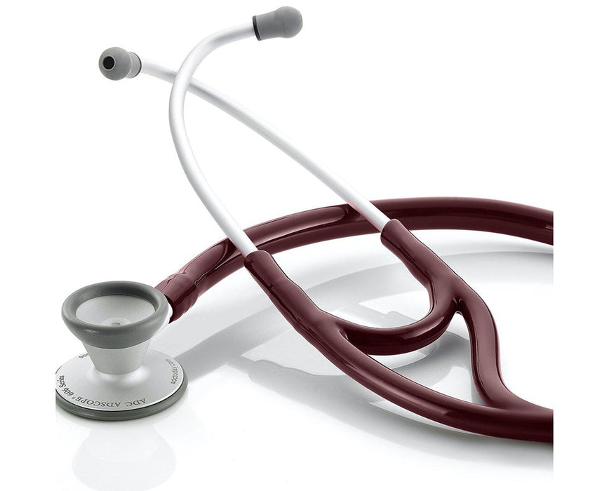 Adscope Ultra-lite Cardiology Stethoscope. Burgundy