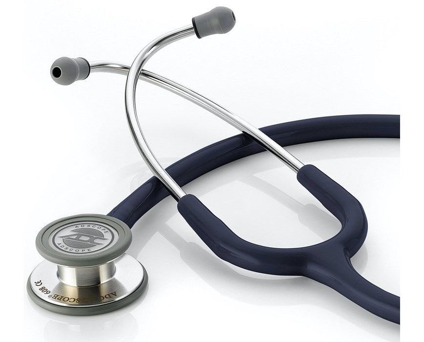 Adscope 608 Convertible Clinician Cardiology Stethoscope. Navy