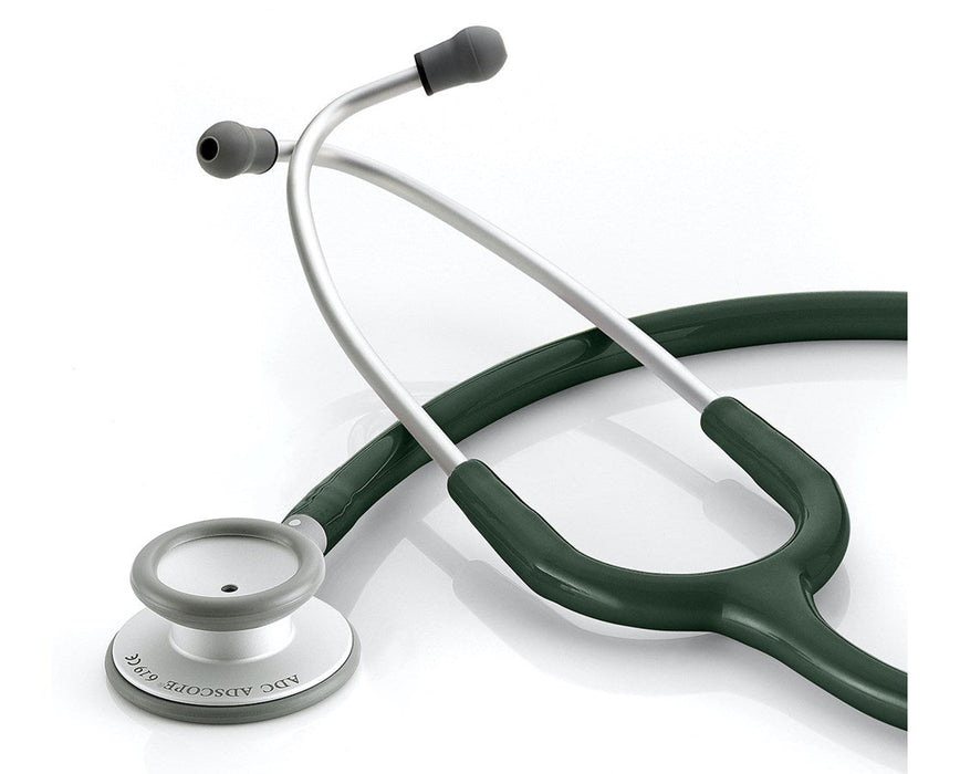 Adscope-Lite Ultra Lite Clinician Stethoscope. Dark Green