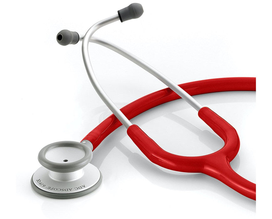 Adscope-Lite Ultra Lite Clinician Stethoscope. Red