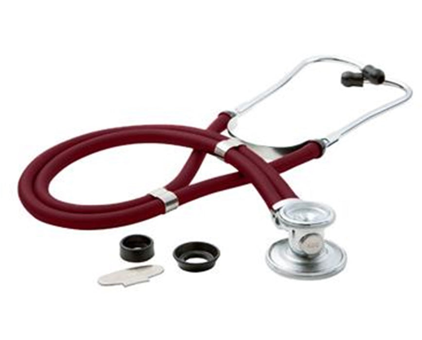 ADScope Sprague Stethoscope, 22" Tubing: Burgundy
