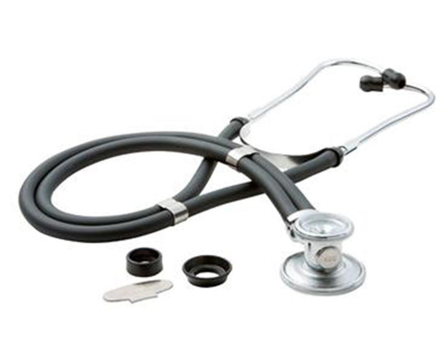 ADScope Sprague Stethoscope, 22" Tubing: Black