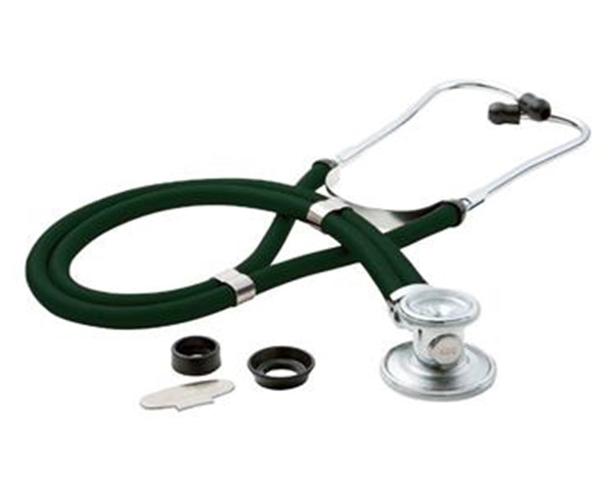 ADScope Sprague Stethoscope, 22" Tubing: Dark Green