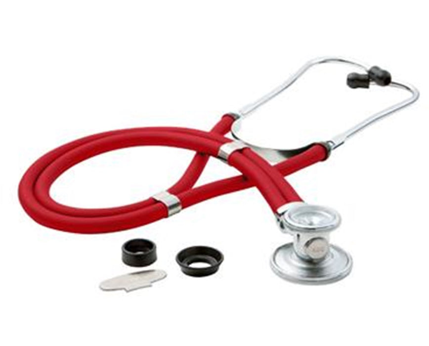 ADScope Sprague Stethoscope, 22" Tubing: Red