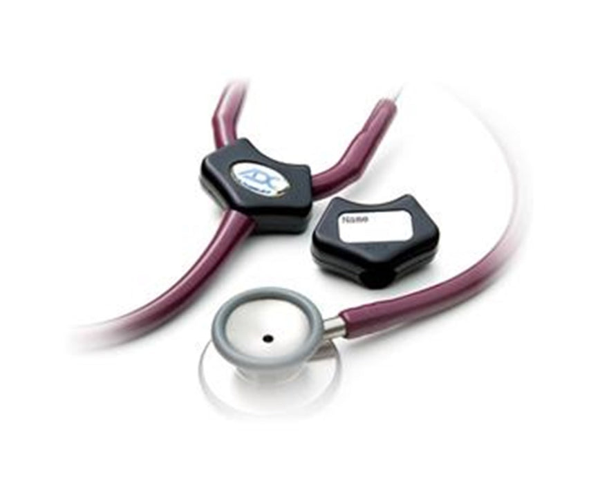 Premium Stethoscope ID Tag. Black