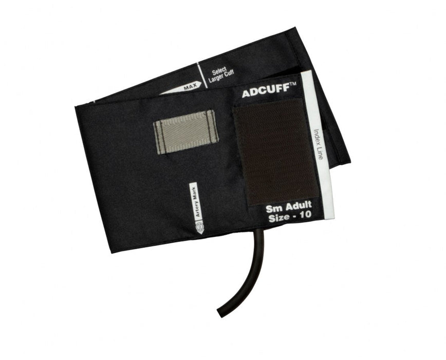 Adcuff Cuff w/ 1-Tube Inflation Bladder. Small Adult. Black