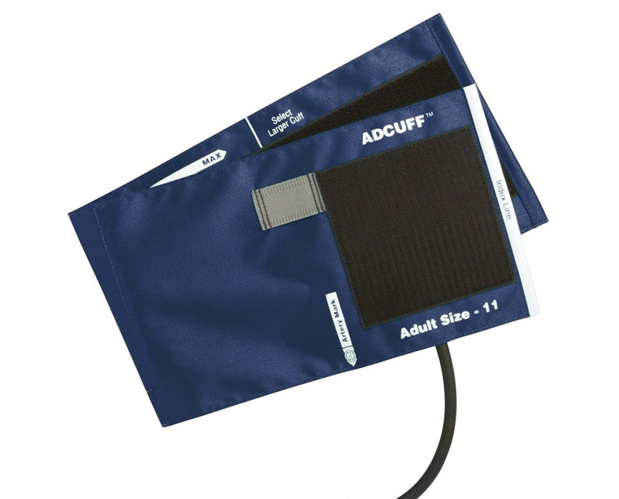 Adcuff Cuff w/ 1-Tube Inflation Bladder. Adult. Navy
