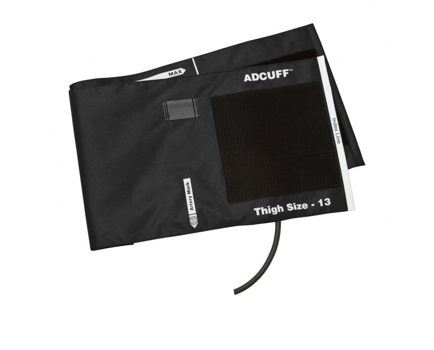 Adcuff Cuff w/ 1-Tube Inflation Bladder. Thigh. Black
