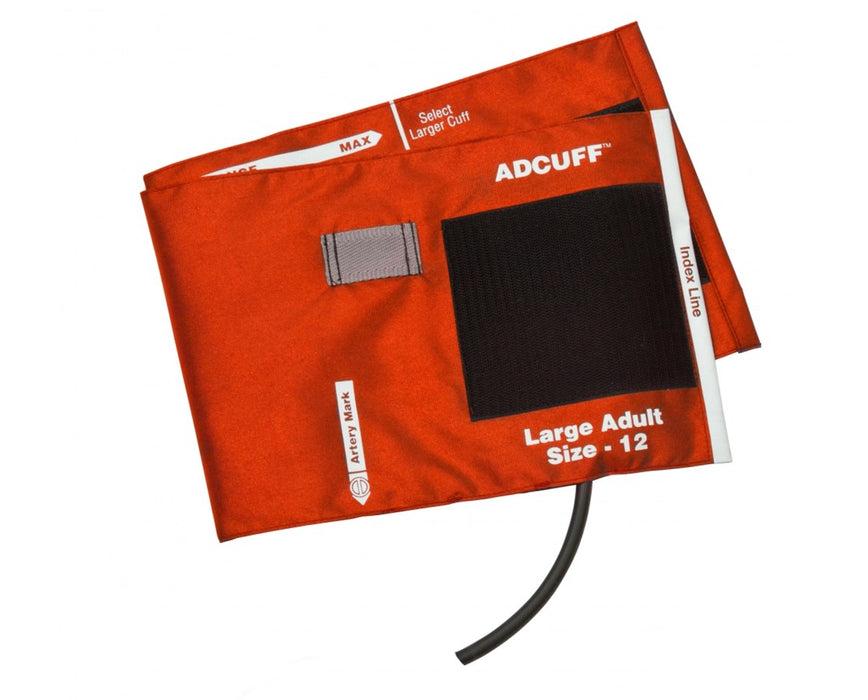 Adcuff Cuff & One-Tube Inflation Bladder Large Adult - Orange