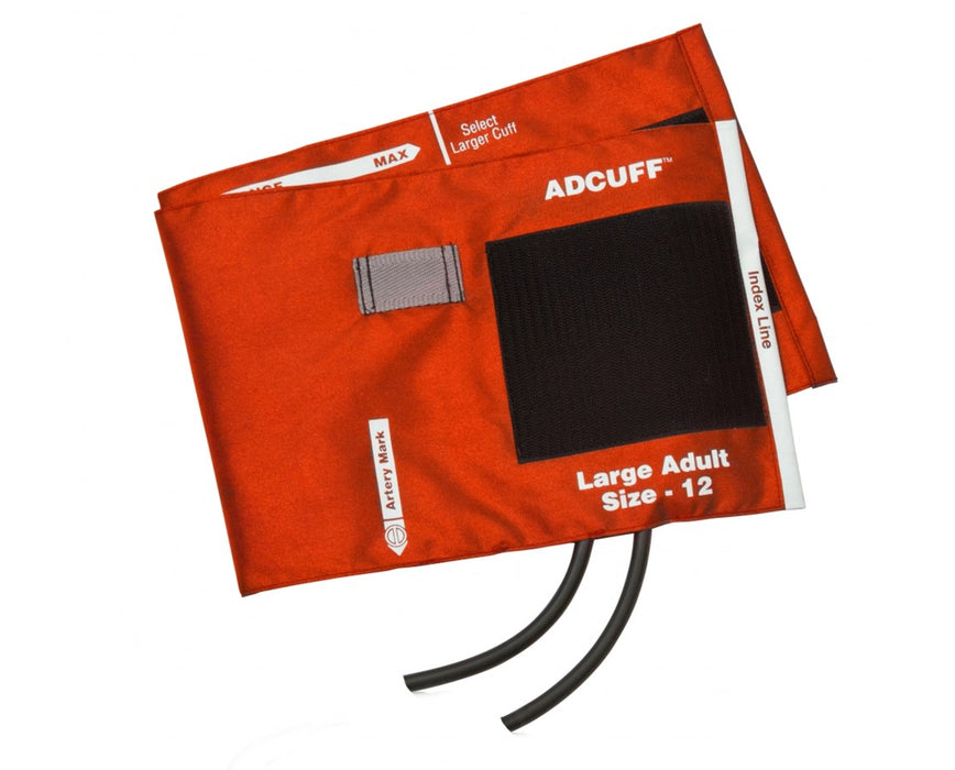 Adcuff Cuff & Two-Tube Inflation Bladder Large Adult - Orange