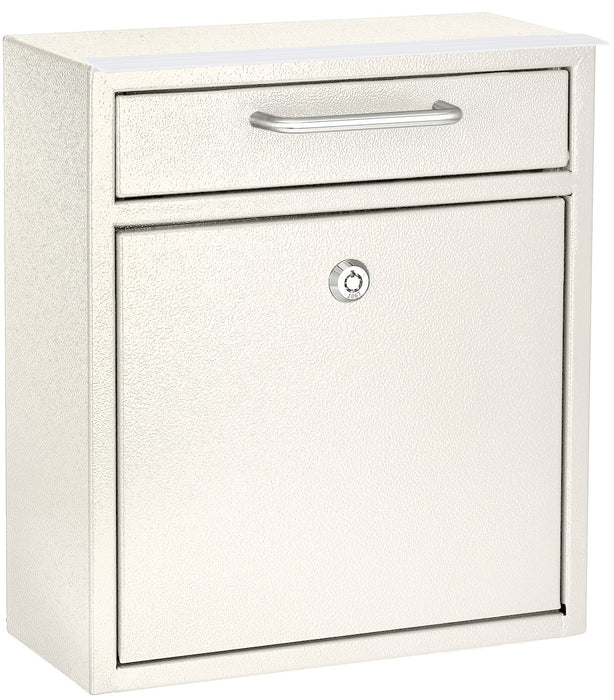 Ultimate Drop Box Wall Mounted Mail Box White Medium