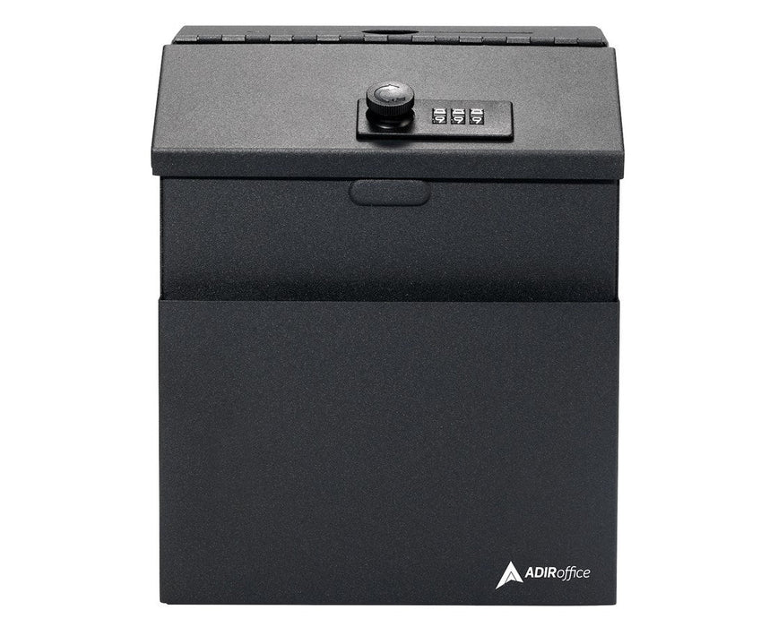 Steel Suggestion Box Black - Combination Lock