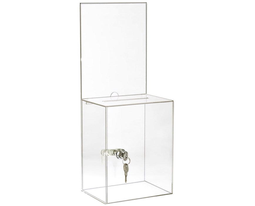 Tall Donation Charity Box with large display