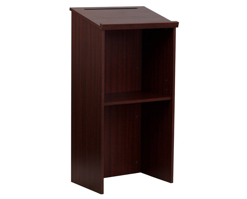 Lectern with Adjustable Shelf and Pen/Pencil Tray