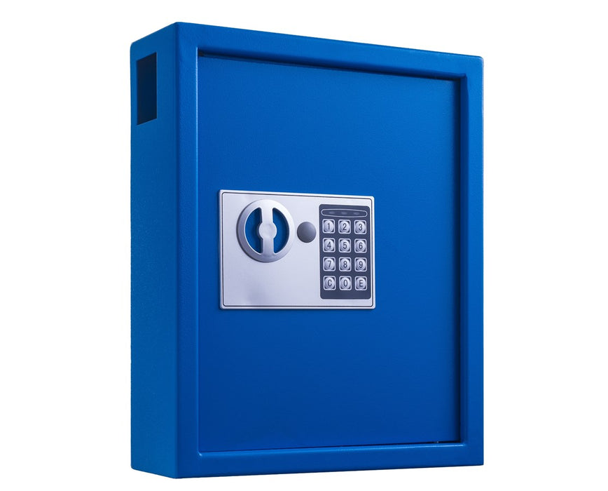 Secure 40 Key Cabinet with Digital Lock - Blue