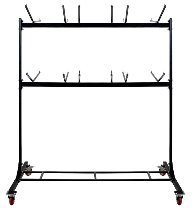 Two Tier Folding Chair Cart