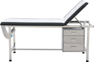 Treatment Table w/ Adjustable Back, Drawers, Paper Dispenser & Antimicrobial Upholstery