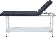 Treatment Table w/ Shelf, Adjustable Back & Antimicrobial Upholstery