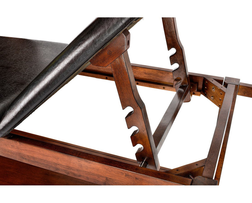 Exam Table w/ Shelf, Adjustable Back & Antimicrobial Upholstery