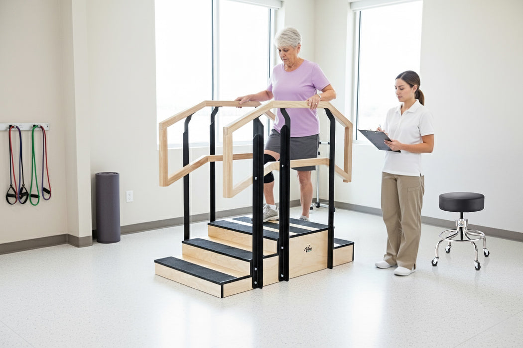 Small Up & Down Rehab Staircase