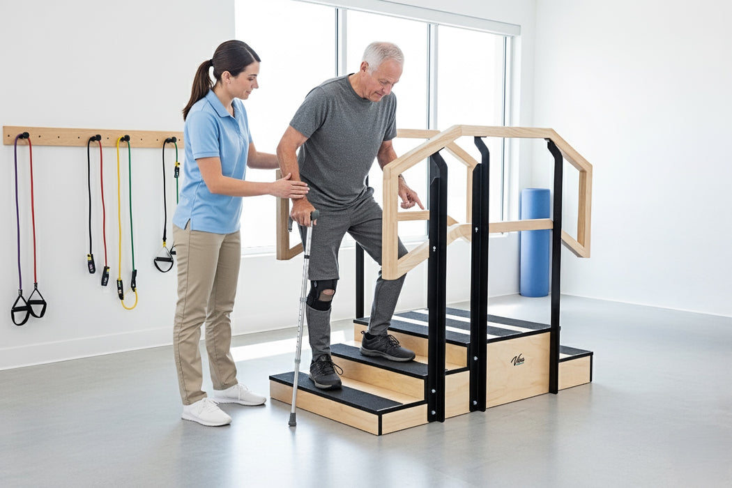 Small Up & Down Rehab Staircase