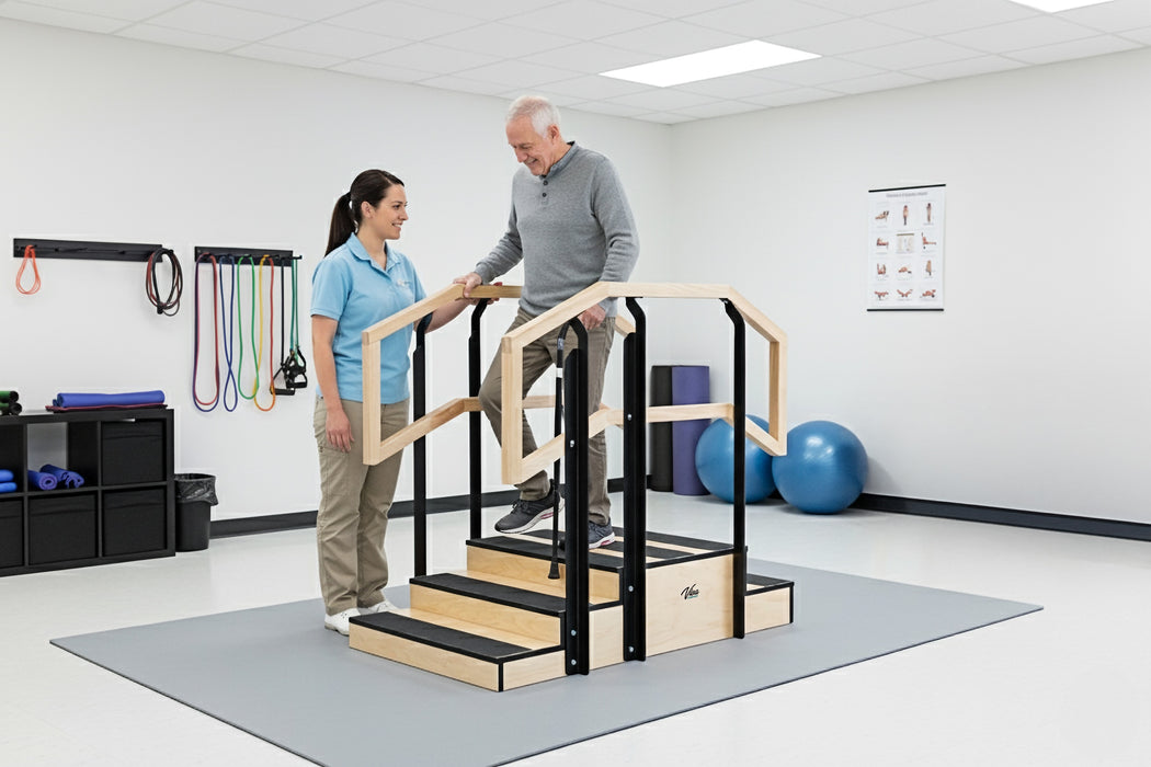 Small Up & Down Rehab Staircase