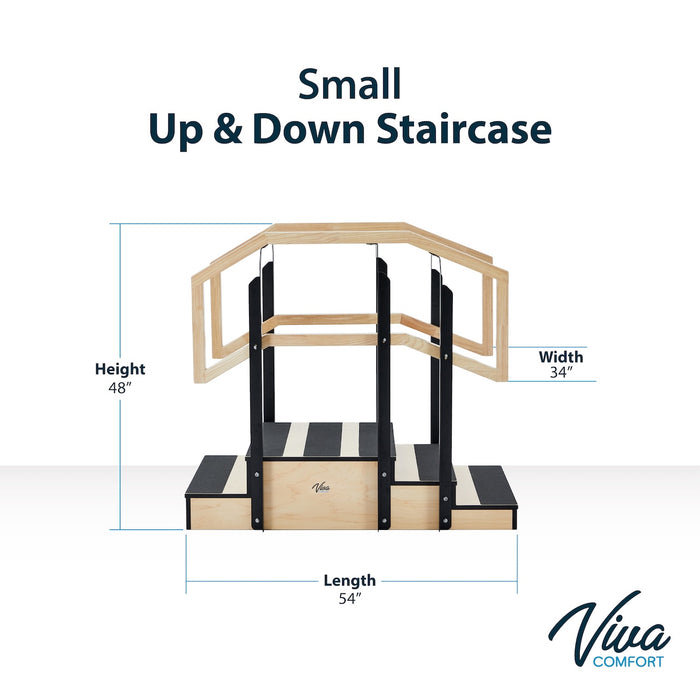 Small Up & Down Rehab Staircase