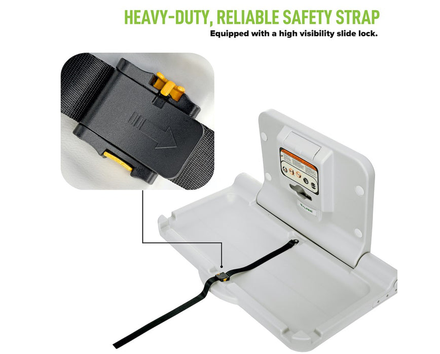 Compact Horizontal Baby Changing Station