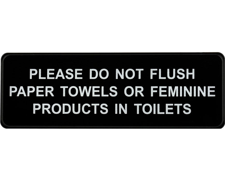 Please Do Not Flush Sign