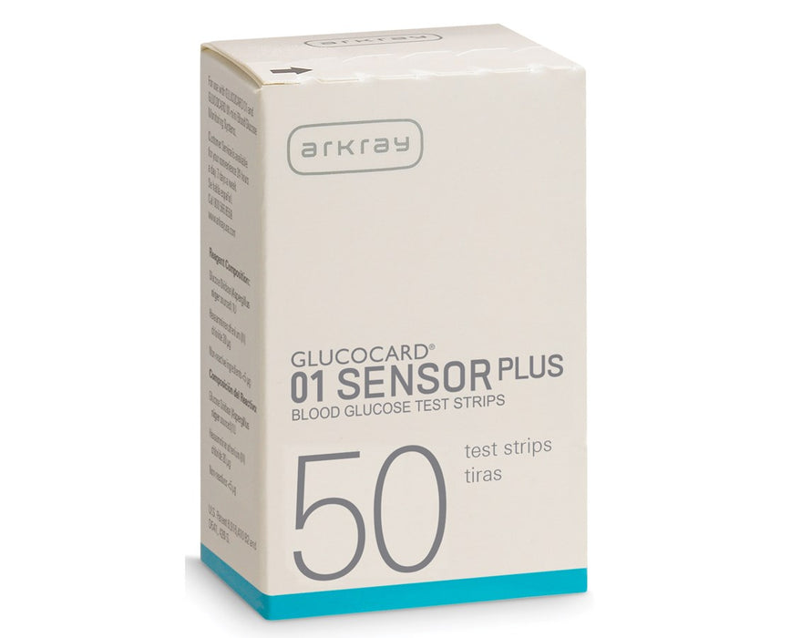 GLUCOCARD 01 Sensor Plus Test Strips - 50/bx