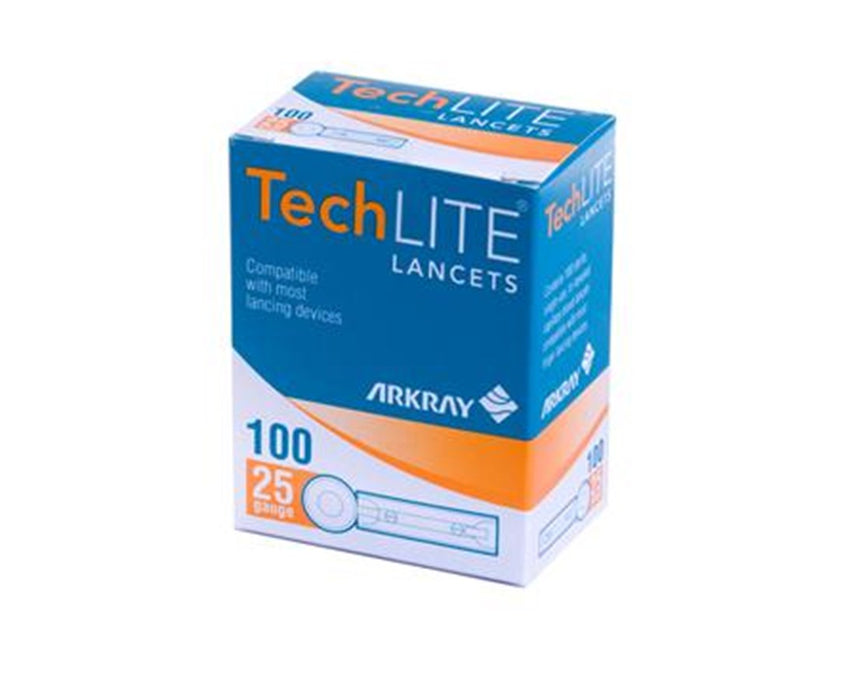 TechLite Lancets, 25G (100/box)
