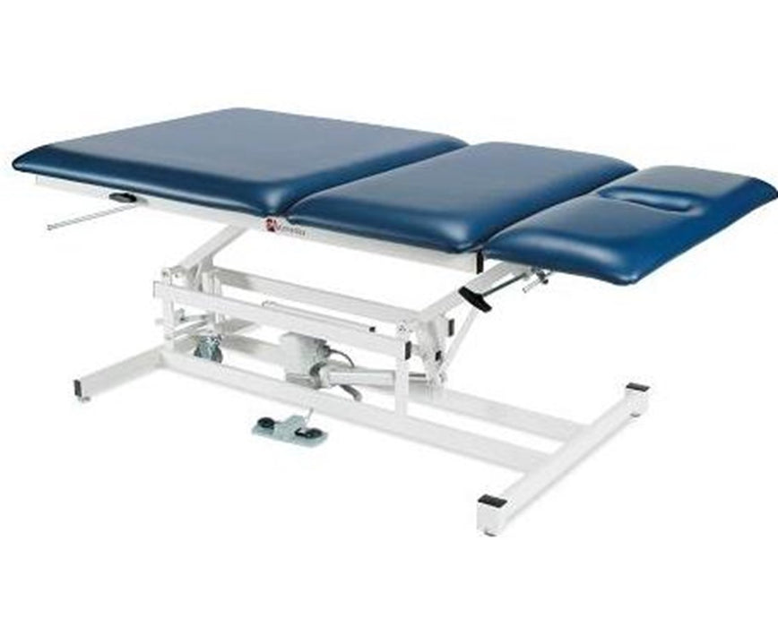 Bariatric Power Hi-Lo Treatment Table w/ Adjustable Back & 3 Section Top. 40"W