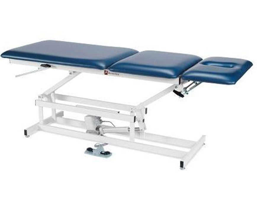Power Hi-Lo Treatment Table w/ 3-Section Top (Adjustable Back / Headrest)