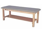 Wood Treatment Table with Plain Shelf