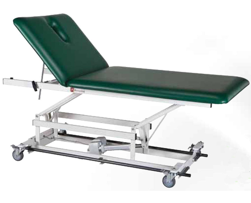 Bo-Bath Power Hi-Lo Treatment Table w/ Adjustable Back, 2 Section Top & Bar Activated Control. 34"W, 500 lbs Capacity, Face Opening