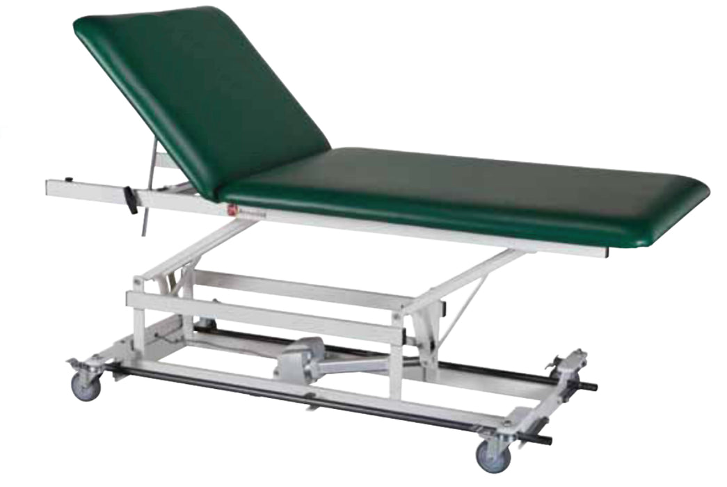 Bo-Bath Power Hi-Lo Treatment Table w/ Adjustable Back & Casters (Bariatric Option)