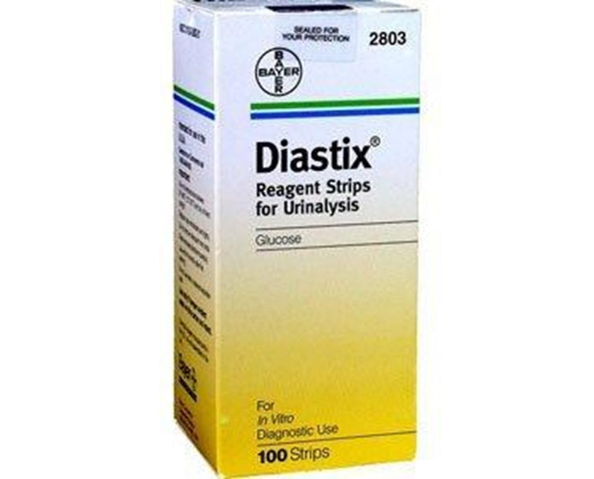 Diastix Blood Glucose Reagent Strips (100 strips/pack, 12 packs/case  )