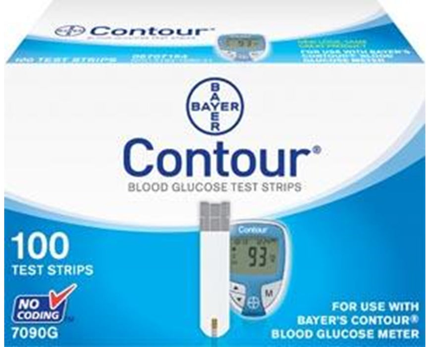 CONTOUR Blood Glucose Test Strips (100 Tests/box)
