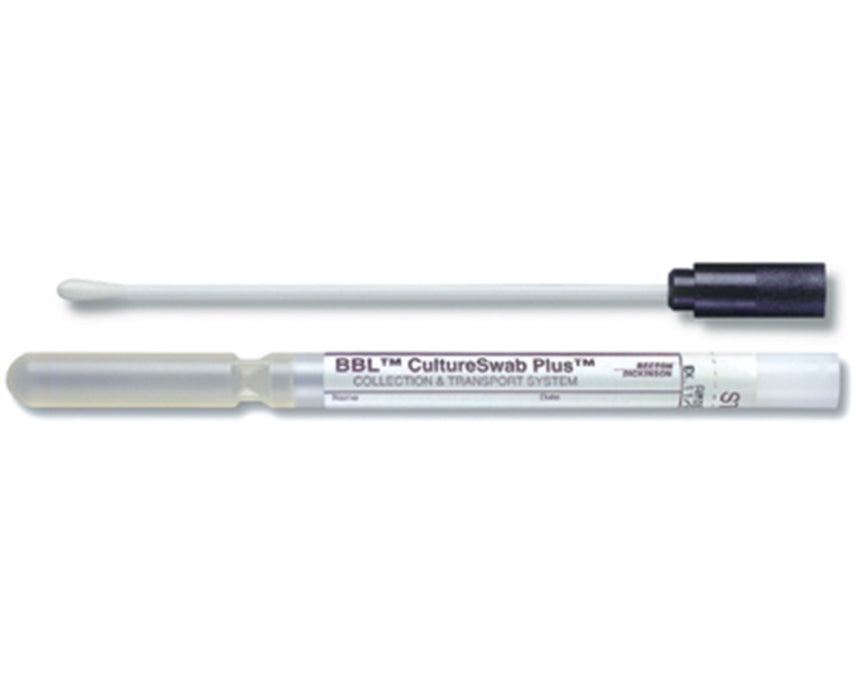 BBL CultureSwab Plus Collection and Transport System, 50/Pack, Amies Gel