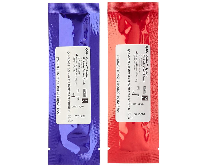 Veritor System Flu A+B Control Swab Set - 10/kit