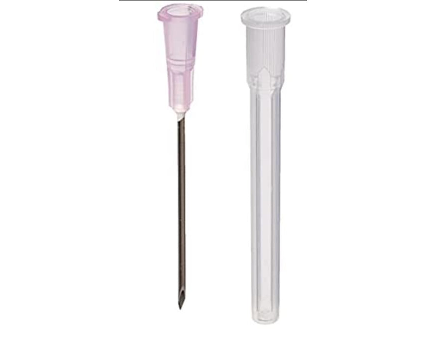 Non-Sterile Regular Bevel Needles with Shields 21G x 1 1/2" - 5000/cs