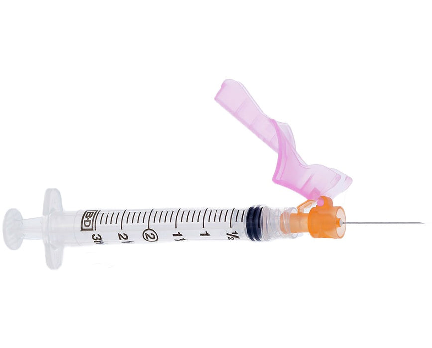 3 mL Luer-Lok Syringe w/ Detachable 21G x 1" Eclipse Needle (300/case)