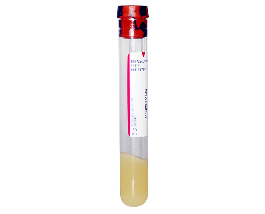 Vacutainer SST Tubes 16 x 100 mm, 8.5mL, Conventional, Paper Label, 100/Box