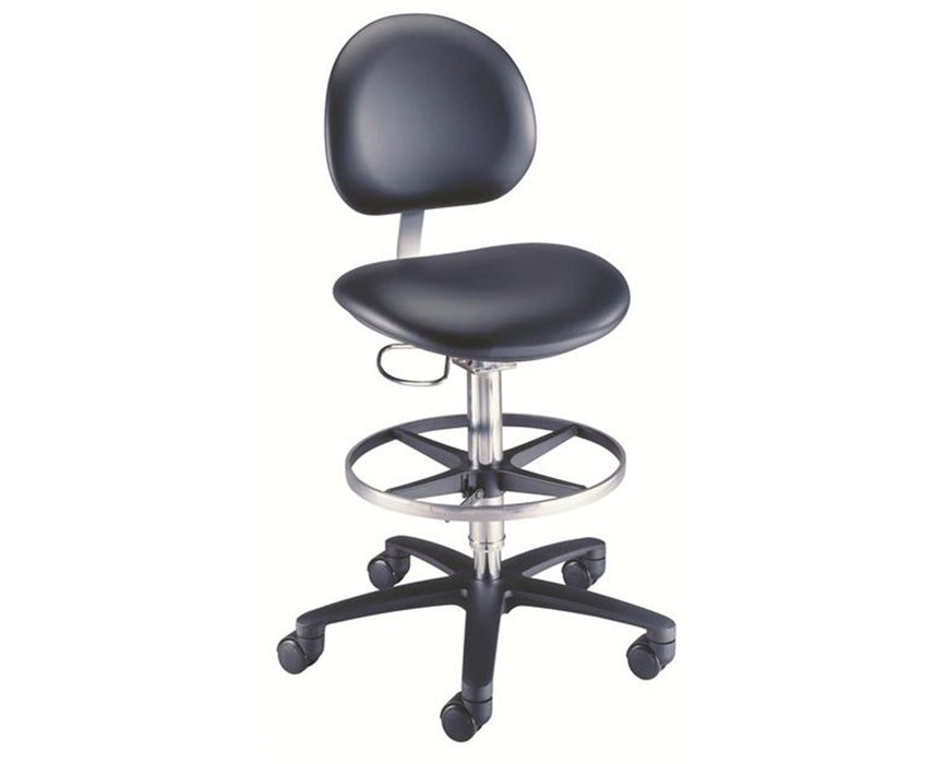 Laboratory Stool With Glides