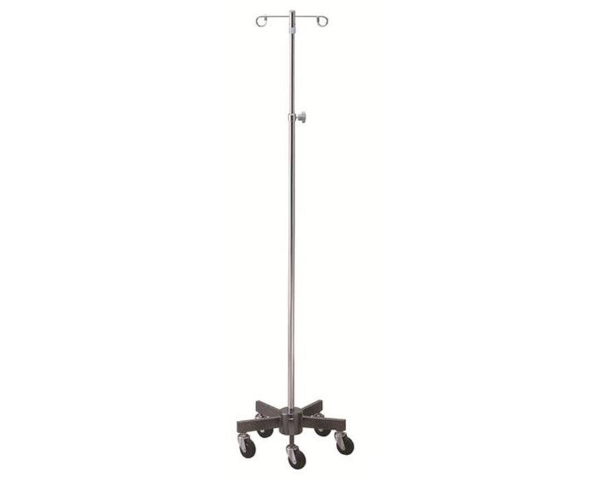 Short Wheel Infusion Pump Stand